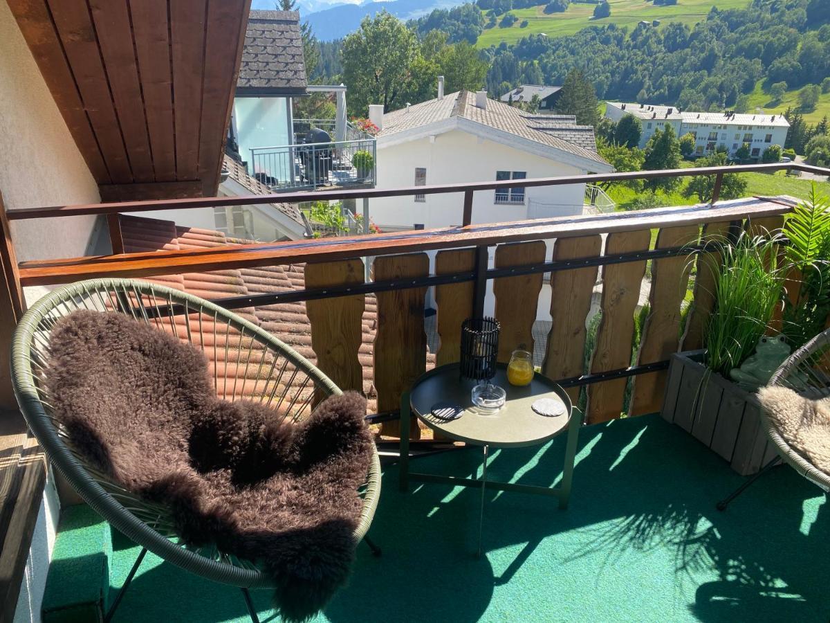 Dachwohnung In Der Mitte Von Laax-Dorf Dış mekan fotoğraf